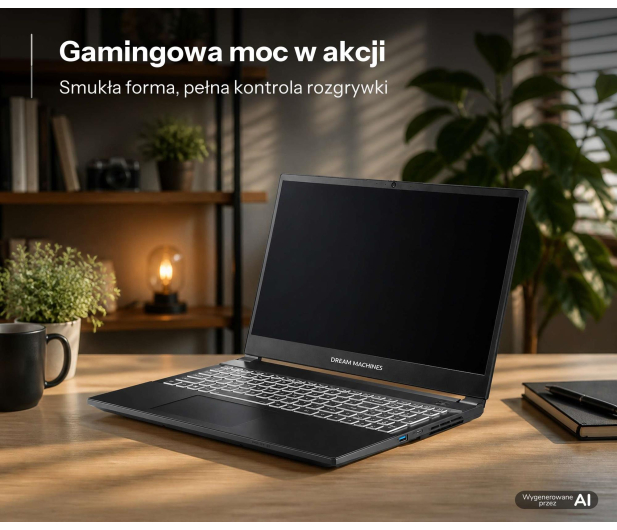 Dream Machines RT5070-15PL29 Ryzen 7-H255/32GB/1TB RTX5070/Win11X 144Hz - 1609167 - zdjęcie 6